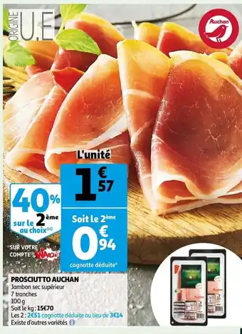 Prosciutto Auchan