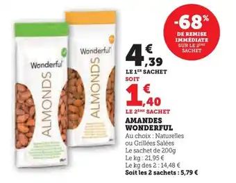 Hyper U AMANDES WONDERFUL offre