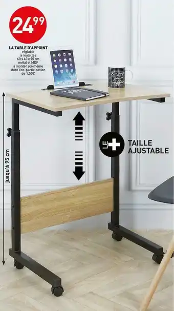 Stokomani La table d'appoint offre