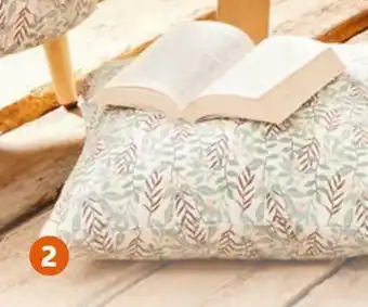 Jardiland Coussin “imprimé fleurs” offre