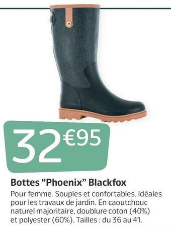 Phoenix bottes âphoenixâ blackfox