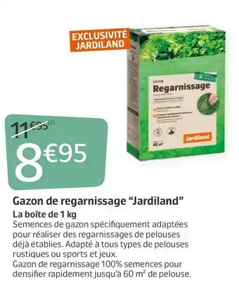 Jardiland Jardiland gazon de regarnissage “jardiland” offre