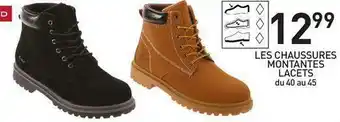 Stokomani Les chaussures montantes lacets offre
