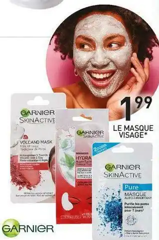 Garnier le masque visage