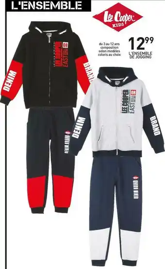 Stokomani Lee cooper l'ensemble de jogging offre