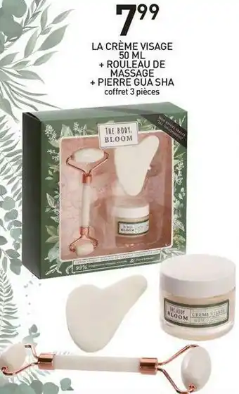 Stokomani La crème visage 50 ml + rouleau de massage + pierre gua sha offre