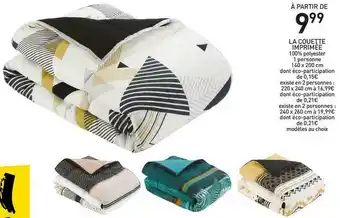 Stokomani La couette imprimée offre