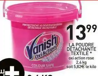 Stokomani Vanish la poudre détachante textile offre