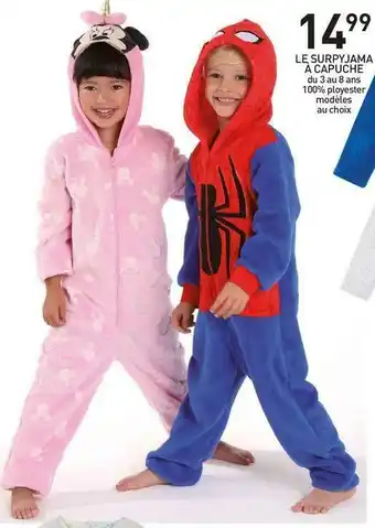 Stokomani Le surpyjama à capuche offre