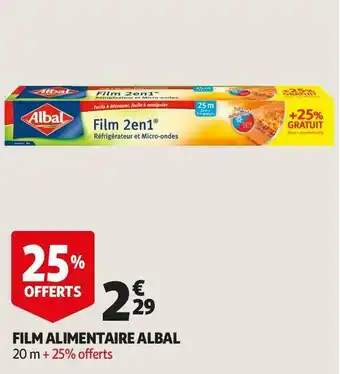 Auchan Albal film alimentaire offre