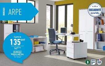 Bureau pieds métal