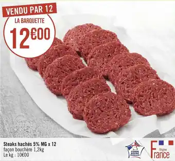 Steaks hachés 5% mg x 12
