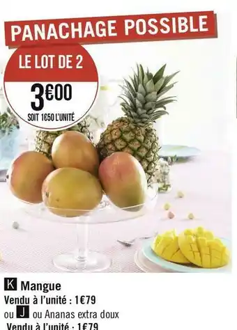 Géant Casino Mangue offre