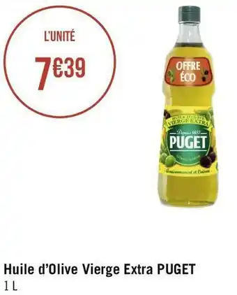 Géant Casino Puget huile d’olive vierge extra offre