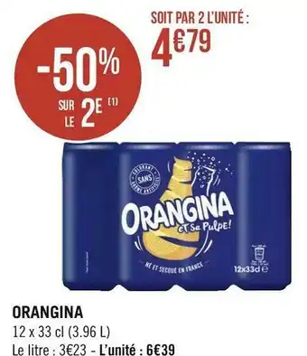 Géant Casino Orangina orangina offre