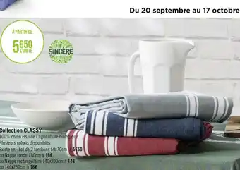 Sincère collection classy