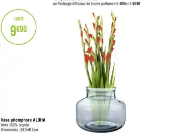 Géant Casino Vase photophore aloha offre