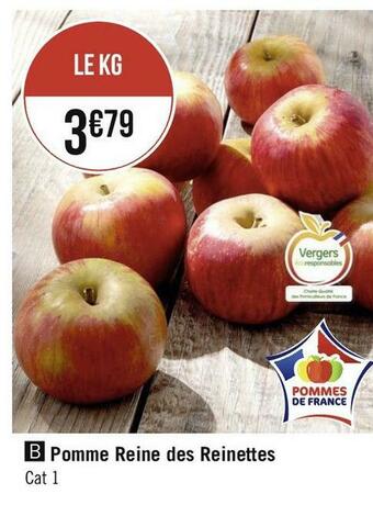 Géant Casino Pomme reine des reinettes offre