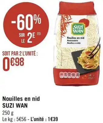 Suzi wan nouilles en nid