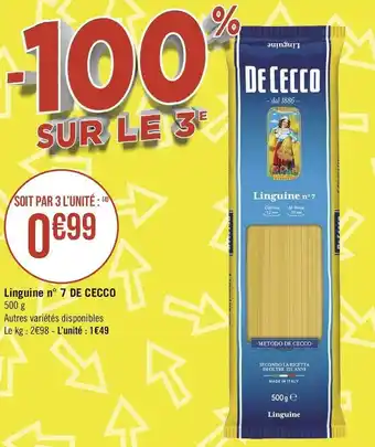 De cecco linguine n° 7