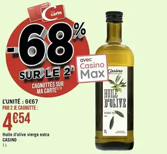 Géant Casino Casino huile d’olive vierge extra offre