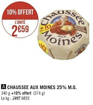 Chaussee aux moines chaussee aux moines 25% m.g.