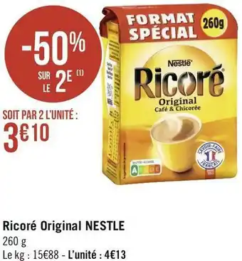 Géant Casino Nestle ricoré original offre