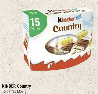 Géant Casino Ferrero bon plan sur kinder country offre