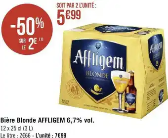 Affligem bière blonde 6,7% vol.