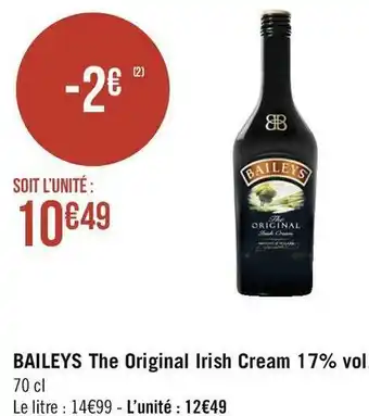 Baileys the original irish cream 17% vol.