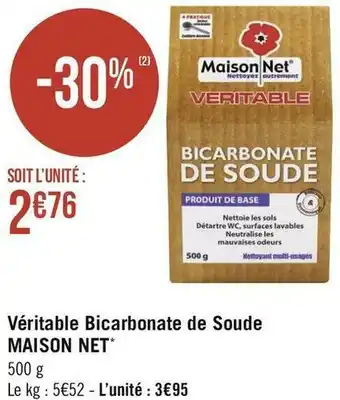 Géant Casino Maison net véritable bicarbonate de soude* offre