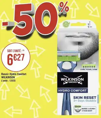 Géant Casino Wilkinson rasoir hydro comfort offre