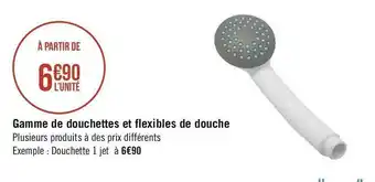 Géant Casino Gamme de douchettes et flexibles de douche offre