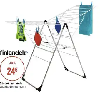 Géant Casino Finlandek séchoir sur pieds offre