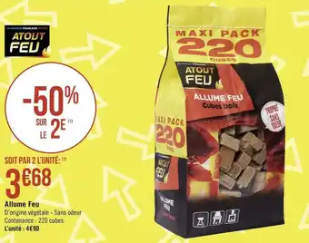 Géant Casino Atout feu allume feu offre