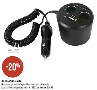Géant Casino Auto-t bon plan sur accessoires auto offre