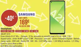 Géant Casino Samsung smartphone offre