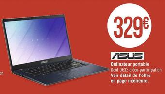 Géant Casino Asus ordinateur portable offre