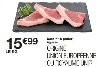 Monoprix Côte à griller offre