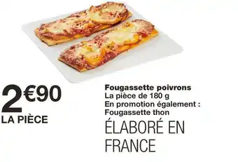 Monoprix Fougassette poivrons offre