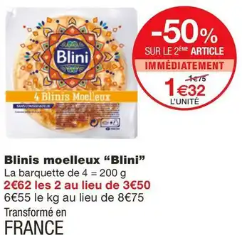 Blini blinis moelleux