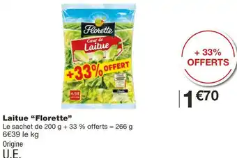 Monoprix Florette laitue offre