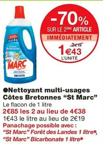 Monoprix St marc nettoyant multi-usages côtes bretonnes offre