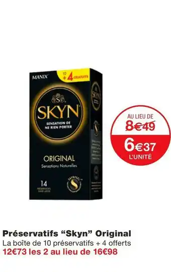 Skyn préservatifs original