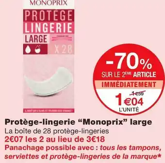 Monoprix Monoprix protège-lingerie large offre