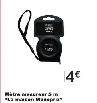 Monoprix Monoprix mètre mesureur 5 m offre