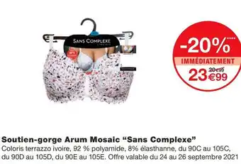 Sans complexe soutien-gorge arum mosaic