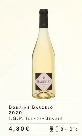 Monoprix Domaine barcelo domaine barcelo 2020 offre