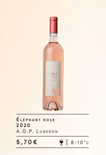 Monoprix Éléphant rose éléphant rose 2020 offre
