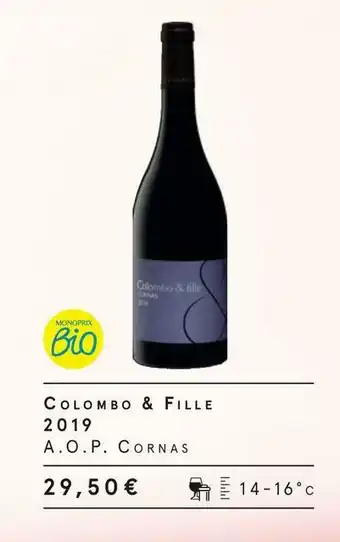 Monoprix Colombo & fille colombo & fille 2019 offre
